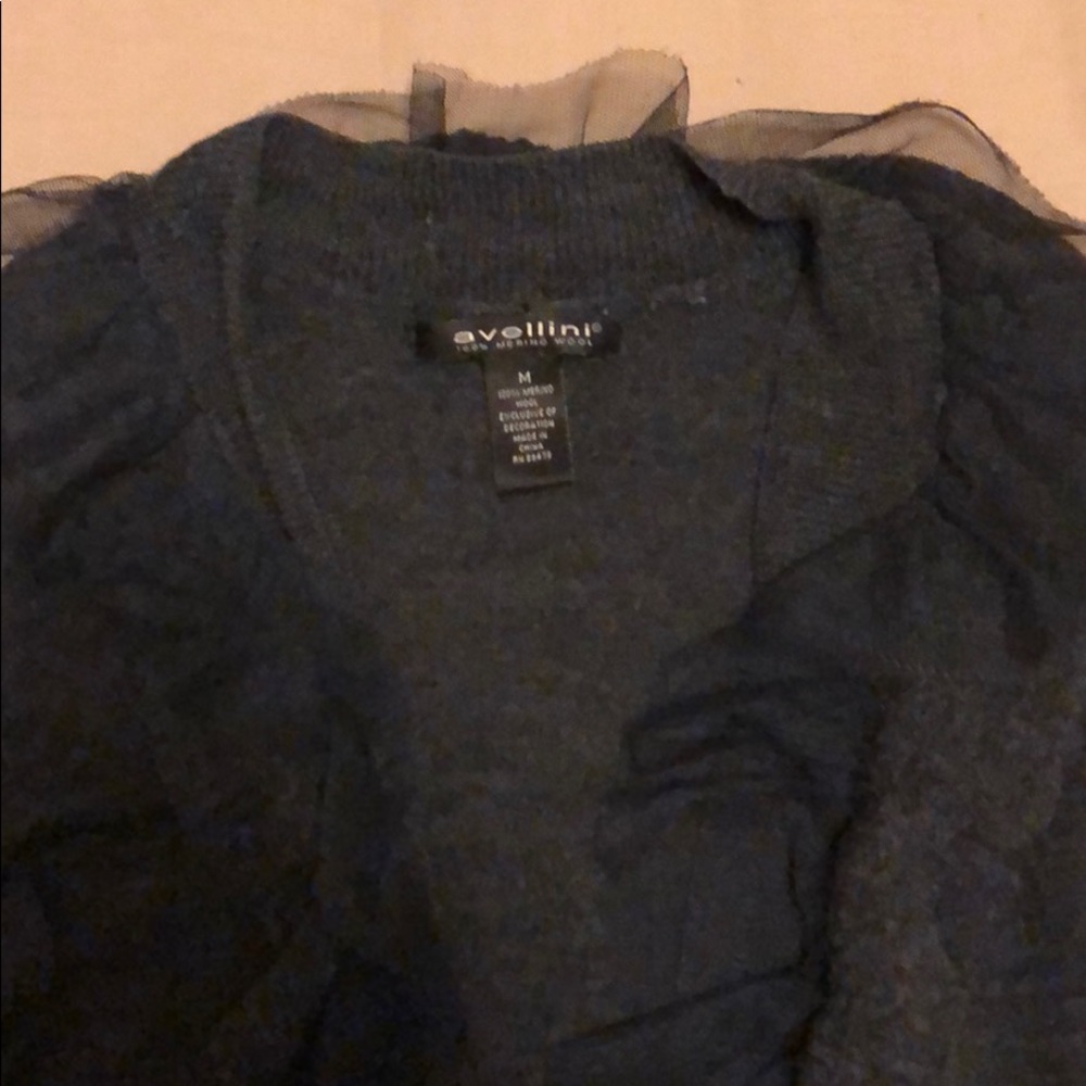 Avellini 100% merino wool cardigan